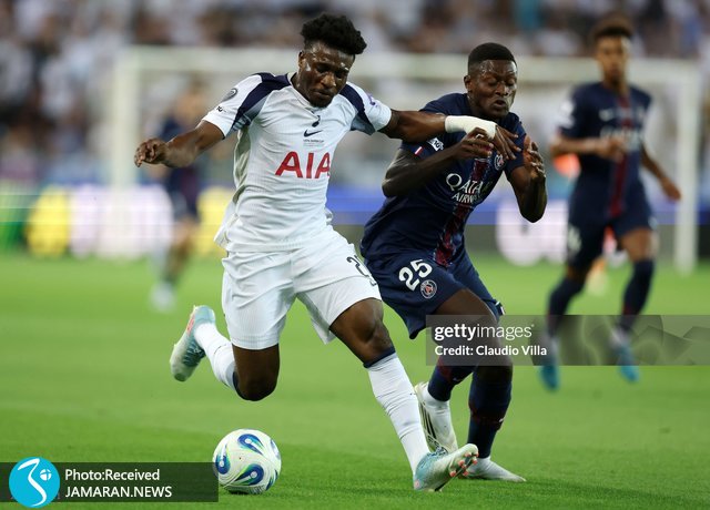 سوپرکاپ اروپا پاری سن ژرمن تاتنهام محمد کودوس