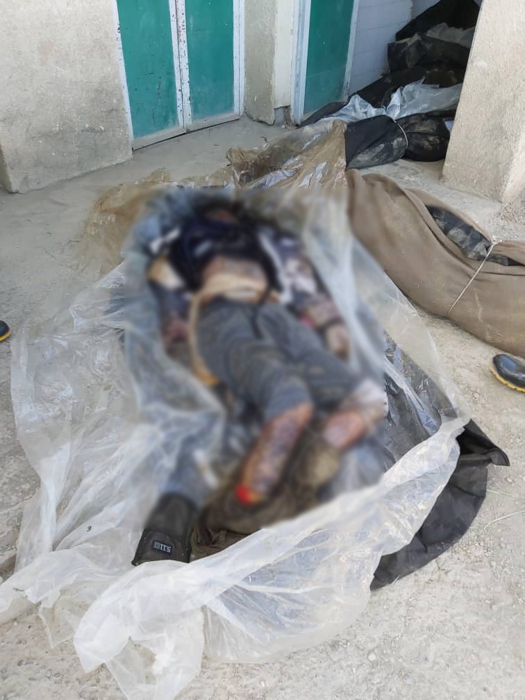 تصویر جسد کامران گودرزی پس از کشف در کوهستان چالدران 
