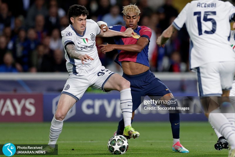 اینترمیلان بارسلونا اینتر میلان لامین یامال