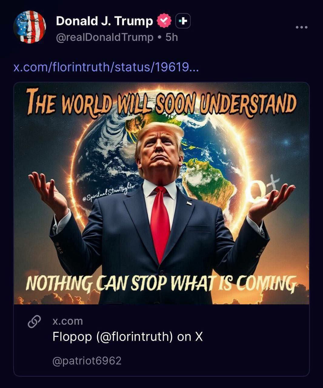 پست جنجالی ترامپ پس از خبر مرگش!