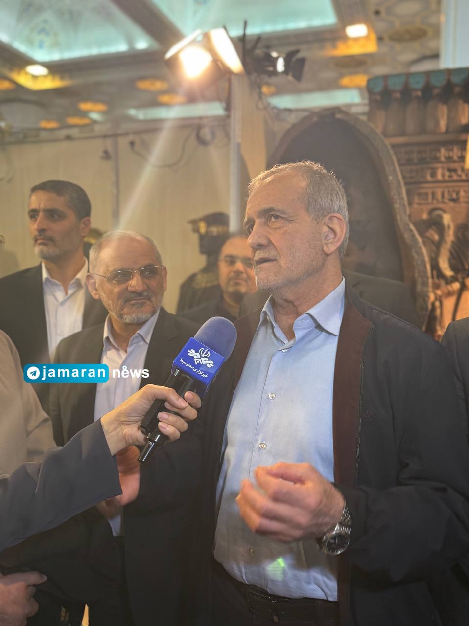 پزشکیان در نمایشگاه قرآن (2)