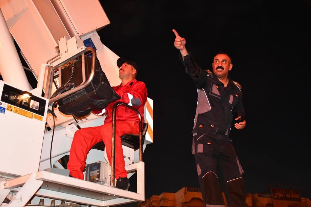 آتش سوزی بزرگ در بغداد (1)