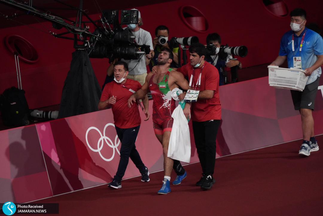 عصبانیت شدید حسن یزدانی پس از دست دادن مدال طلا المپیک 2020