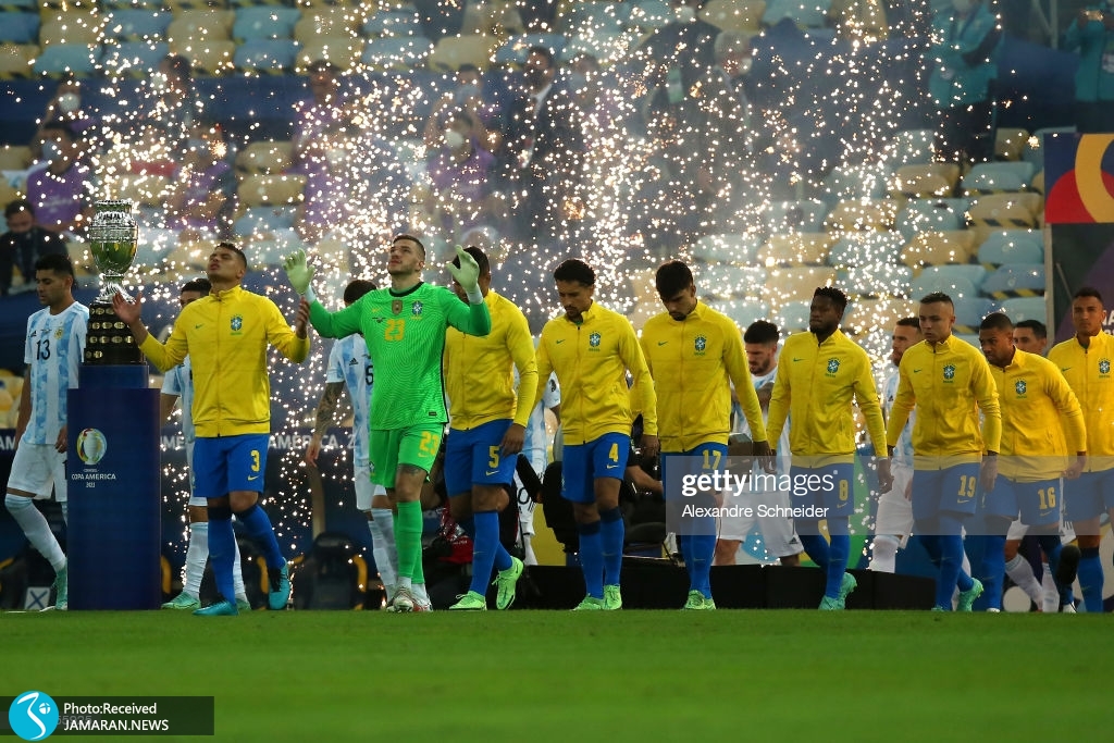 فینال کوپا آمه ریکا ۲۰۲۱ تیم فوتبال آرژانتین تیم فوتبال برزیل