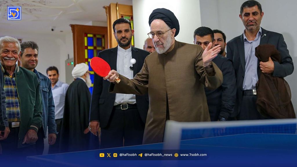 پینگ‌پنگ بازی کردن سیدمحمد خاتمی واقعی است (5)