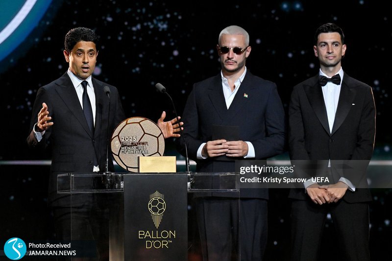 توپ طلا ۲۰۲۵ ناصر الخلیفی پاری سن ژرمن