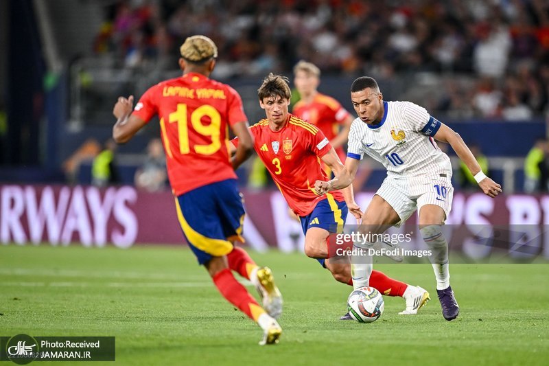 تیم ملی فوتبال اسپانیا فرانسه تیم ملی فوتبال فرانسه اسپانیا کیلیان امباپه