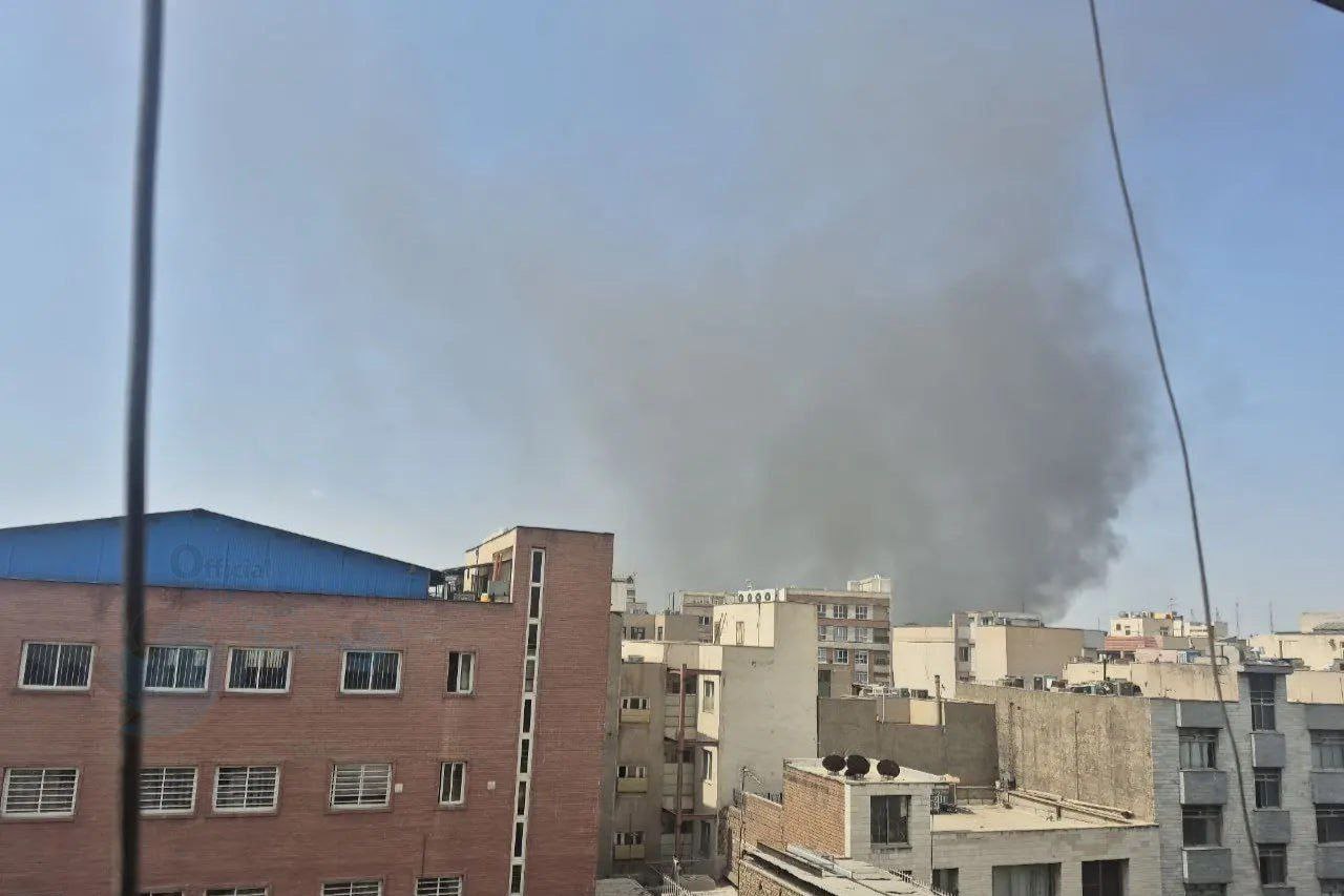 آتش‌ سوزی در تهران امروز