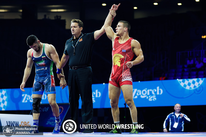 کشتی آزاد قهرمانی جهان ۲۰۲۵ زاگرب تیم ملی کشتی آزاد ایران محمد نخودی