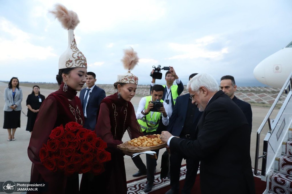 معاون اول رئیس جمهور  وارد قرقیزستان شد (3)