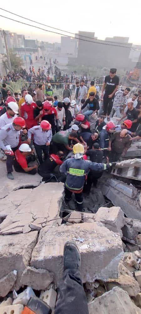 انفجار گاز در اهواز 2