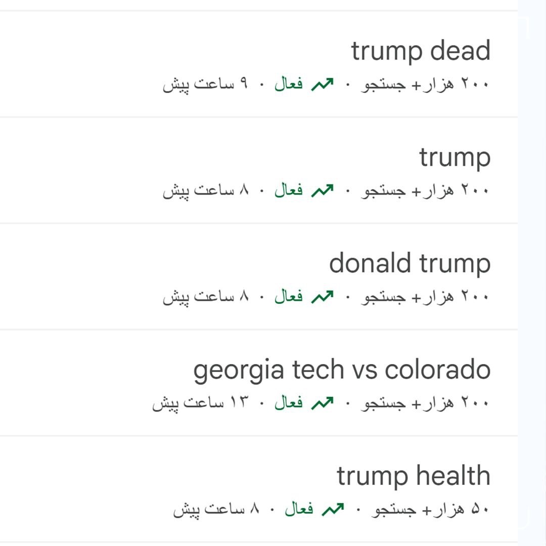 ترامپ مرده است