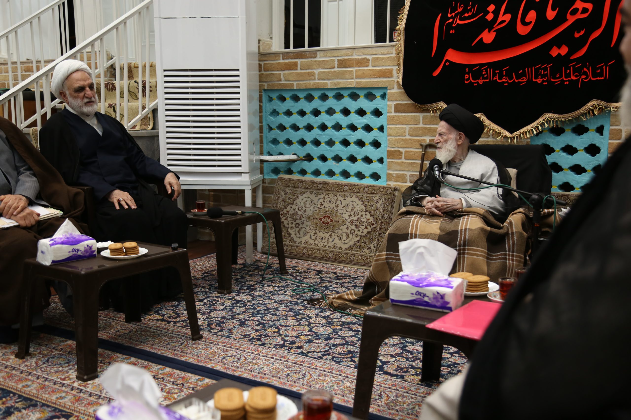 محسنی اژه ای و آیت الله شبیری زنجانی2355