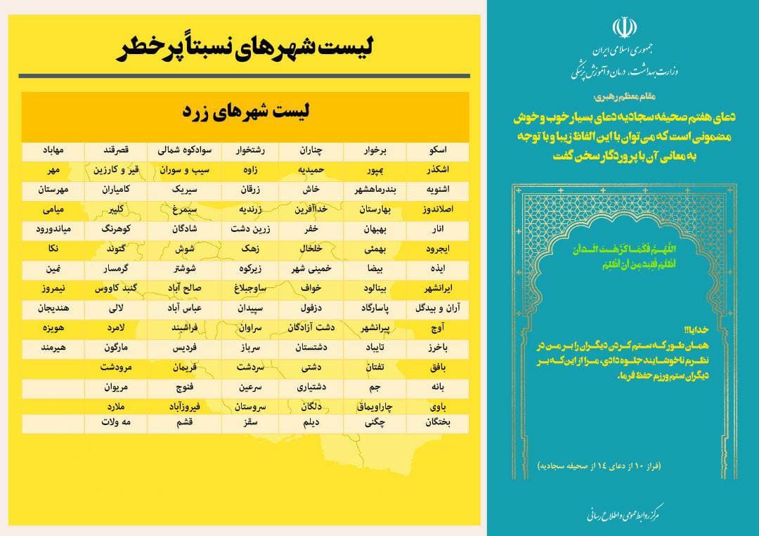 وضعیت کرونایی شهرها (4)