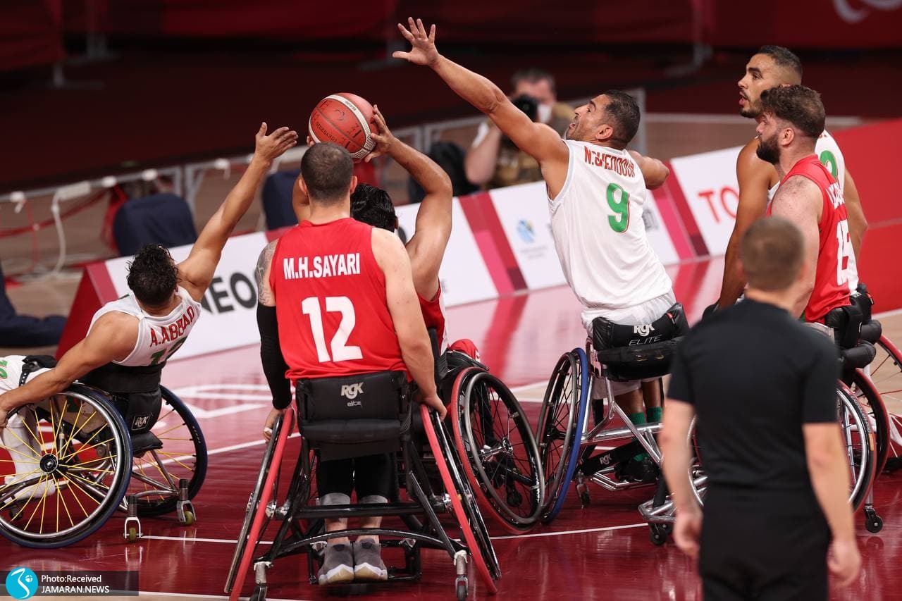 بسکتبال با ویلچر - ایران - الجزایر