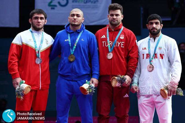 کامران قاسمپور کشتی آزاد بازی های کشورهای اسلامی 2025