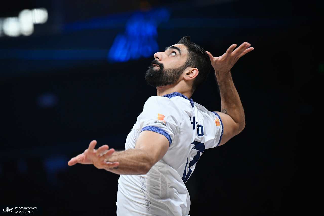 والیبال قهرمانی جهان 2025 تیم ملی والیبال ایران  محمد حاجی پور