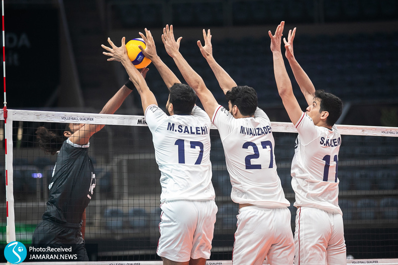 والیبال انتخابی المپیک 2024 تیم ملی والیبال ایران قطر