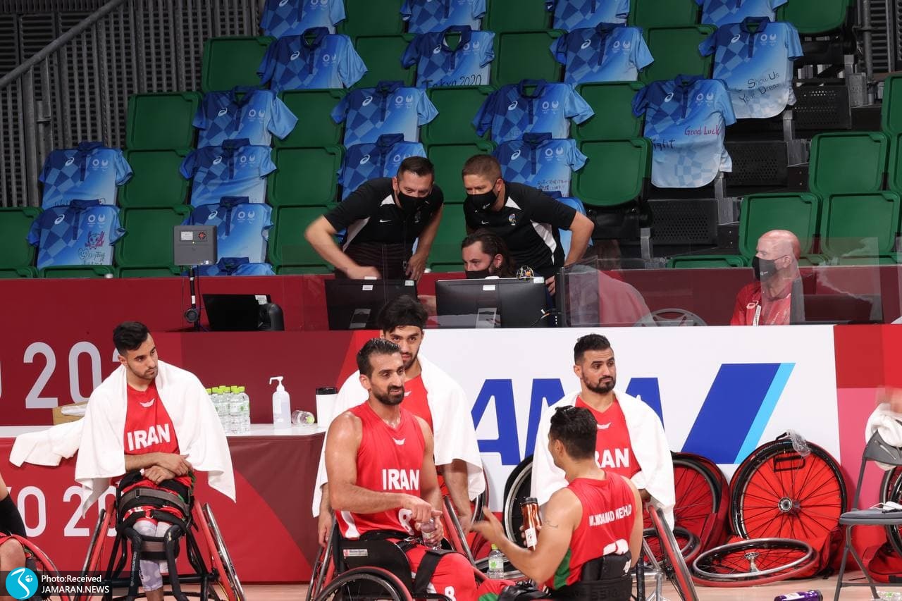 بسکتبال با ویلچر - ایران - الجزایر