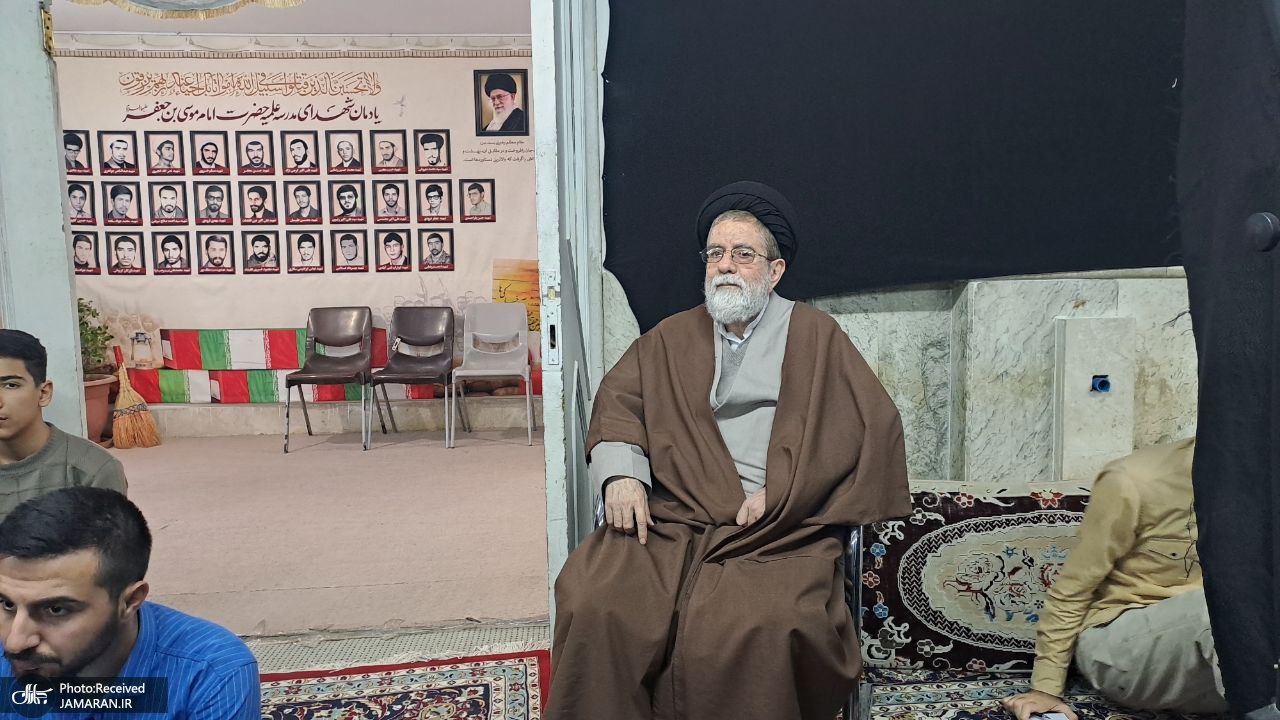 مراسم سوگواری امام موسی کاظم در مدرسه علمیه امام موسی‌بن‌ ‌جعفر (1)