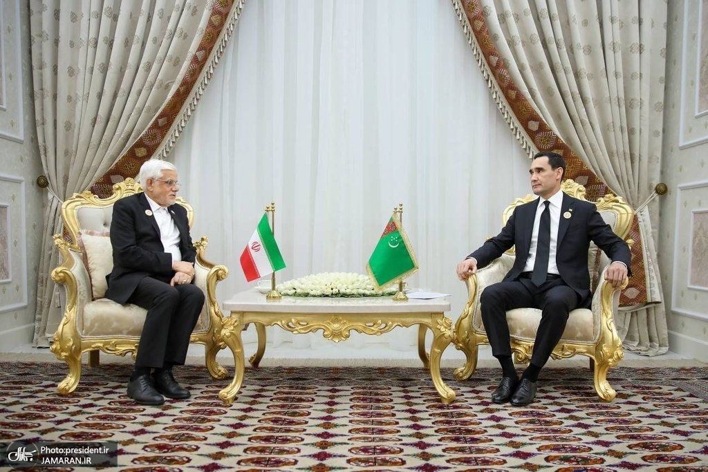 دیدار عارف با رئیس جمهور ترکمنستان 2