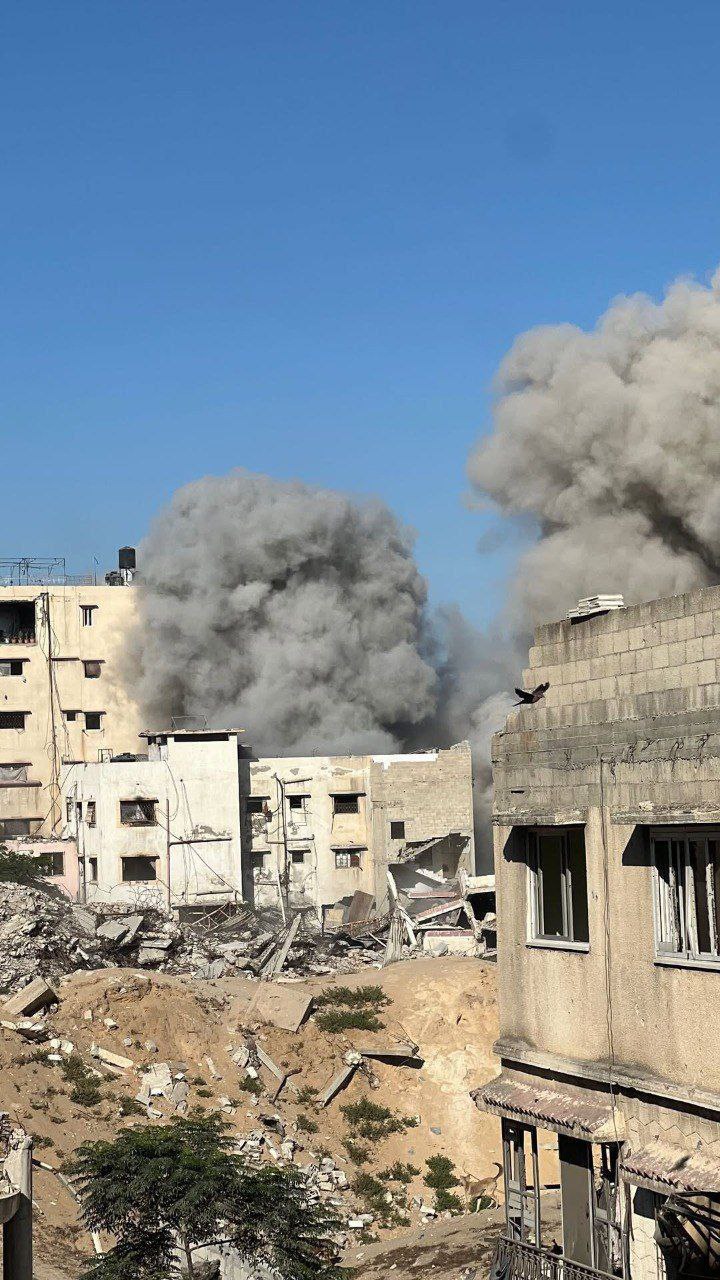 بمباران غزه امروز صبح (1)