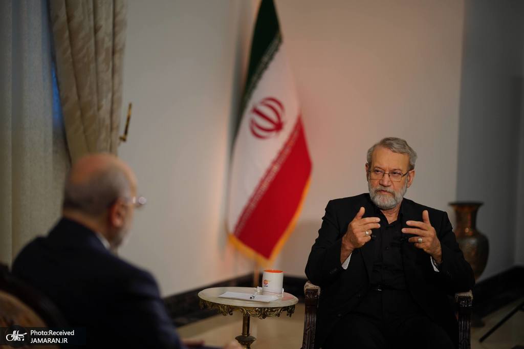 گفت و گوی علی لاریجانی با شبکه الیمادین در بیروت (3)