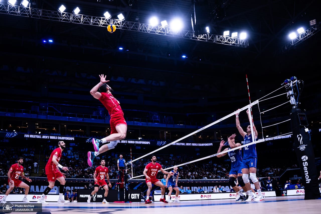 والیبال قهرمانی جهان 2025 تیم ملی والیبال ایران صربستان