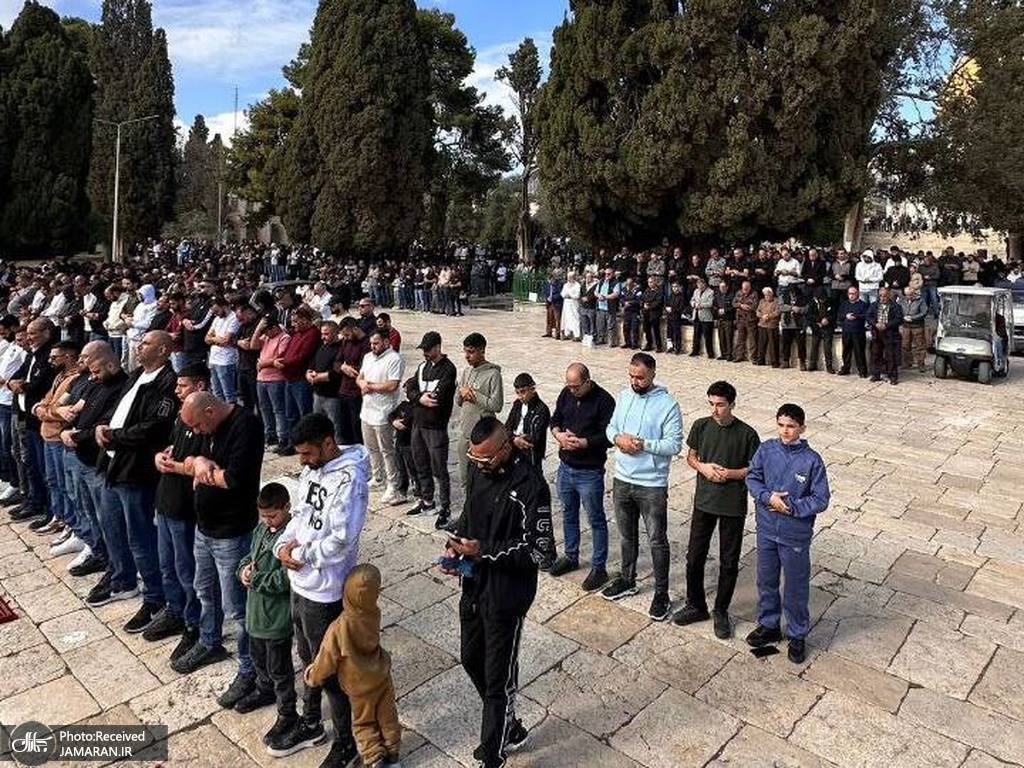 نماز جمعه در مسجدالاقصی (1)