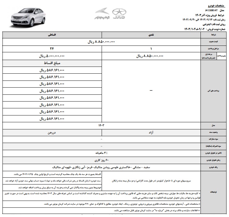 طرح جدید کرمان موتور 2