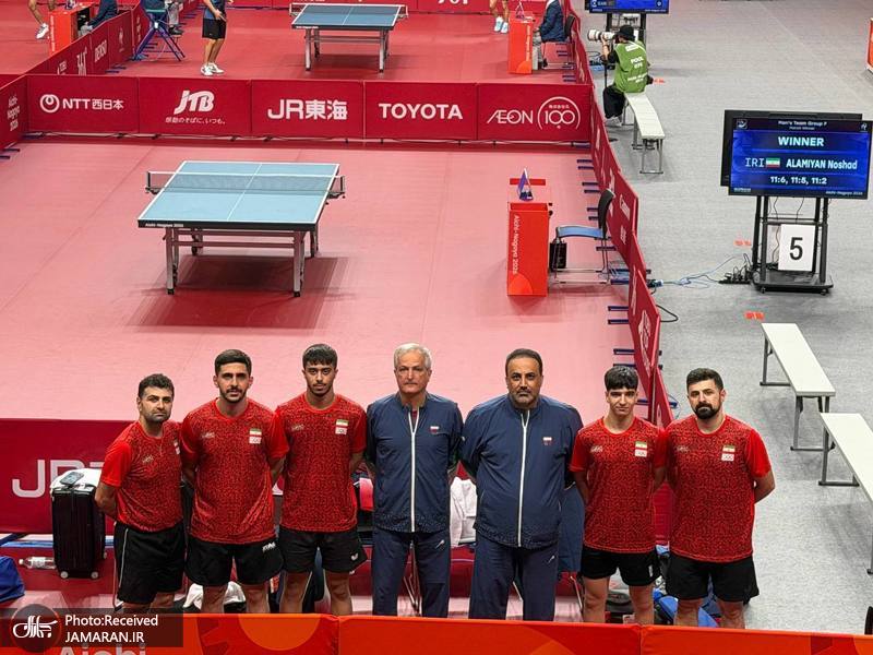 بازی های آسیایی ۲۰۲۶ تنیس روی میز ایران