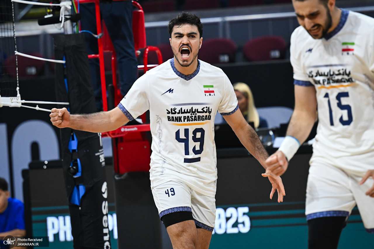 والیبال قهرمانی جهان 2025 تیم ملی والیبال ایران مرتضی شریفی