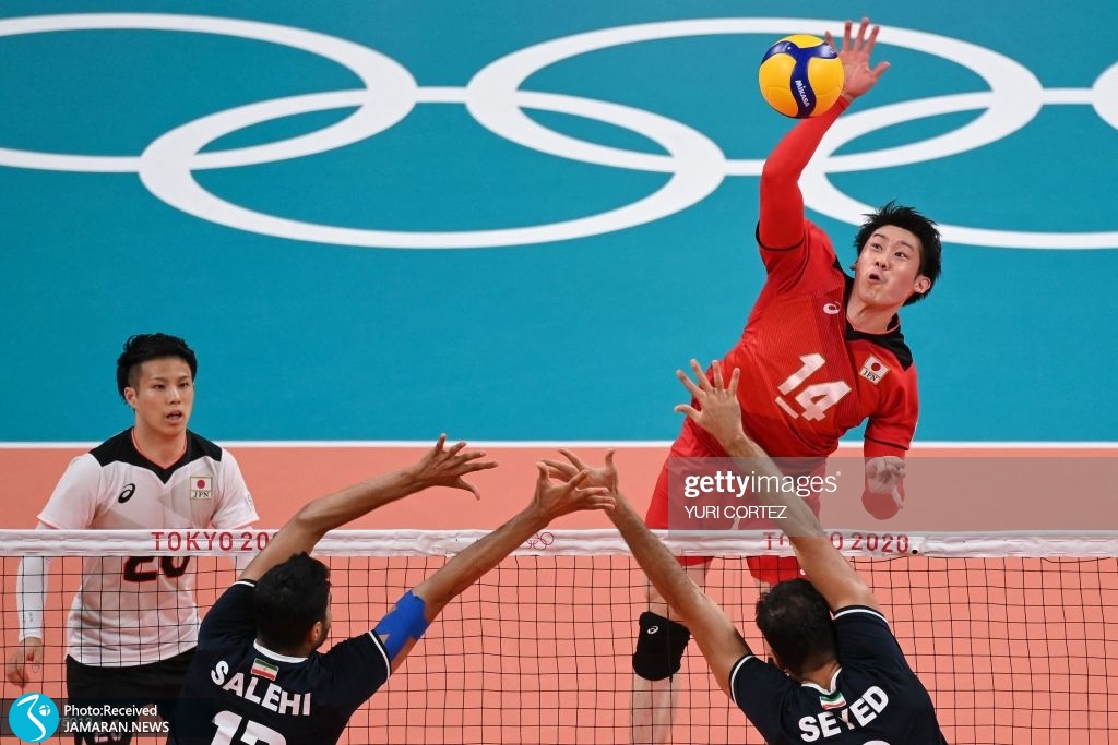 والیبال ایران و ژاپن در المپیک