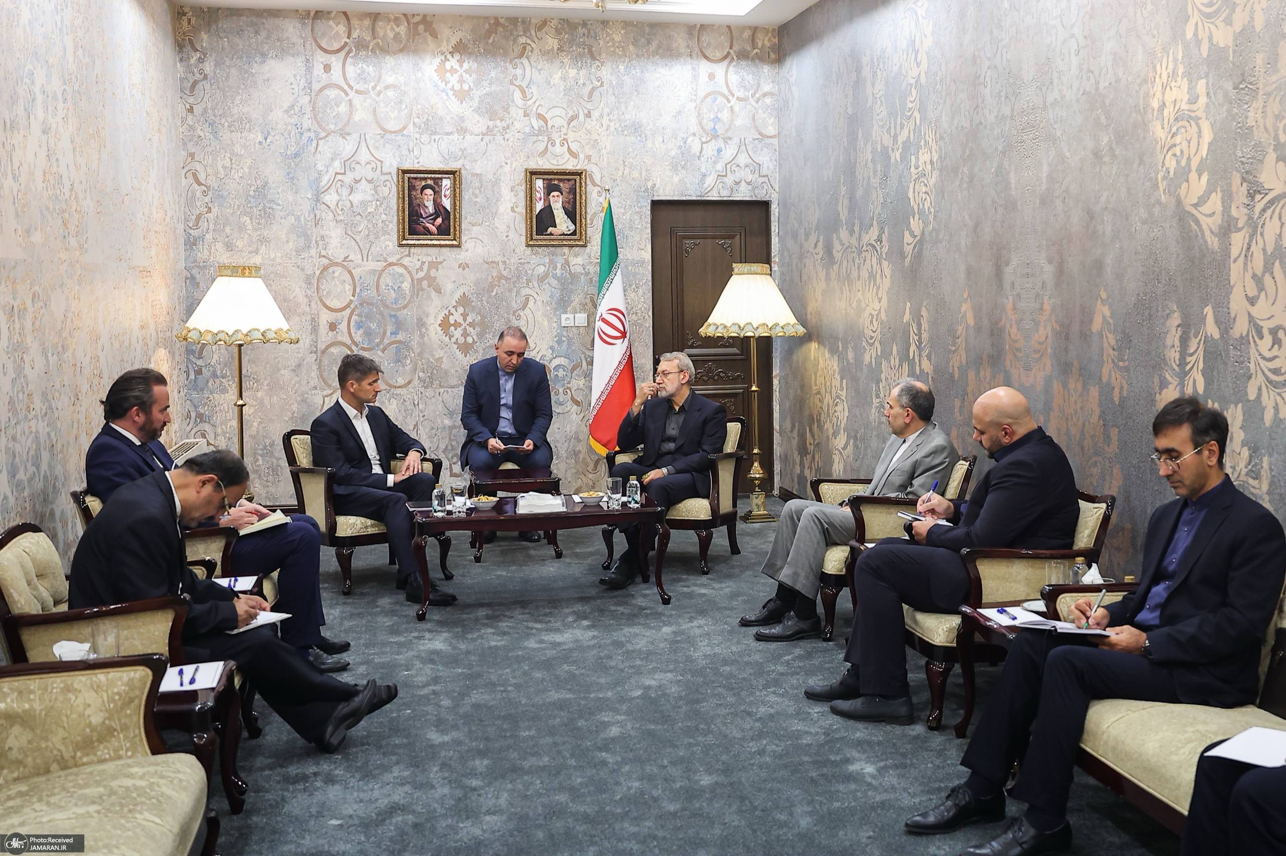 مشاور امنیت ملی سوئیس به دیدار لاریجانی رفت (3)