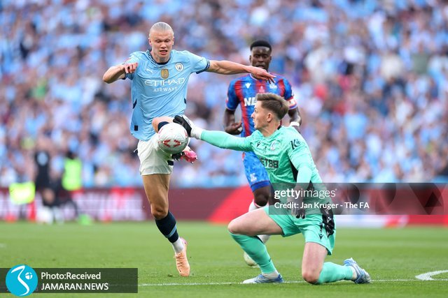 منچسترسیتی کریستال پالاس ارلینگ هالند