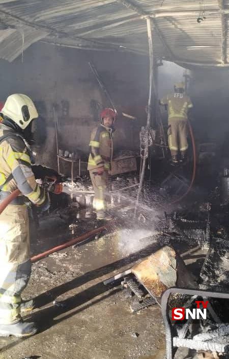 آتش سوزی در تهران امروز (2)