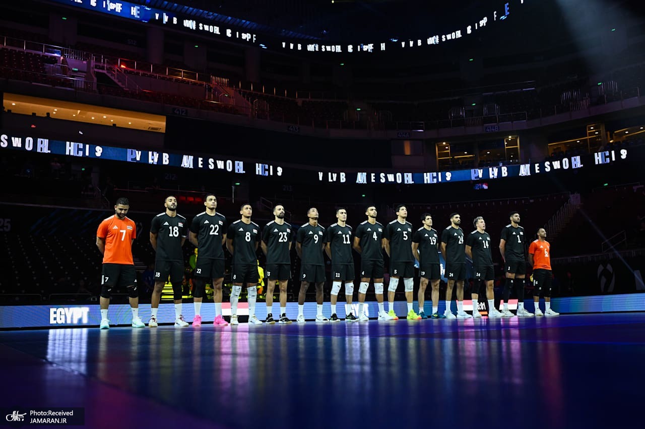 والیبال قهرمانی جهان 2025 تیم ملی والیبال مصر