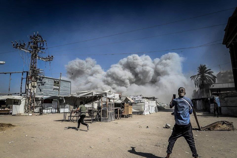 لحظات وحشتناک حمله اسرائیل به برج های غزه (4)