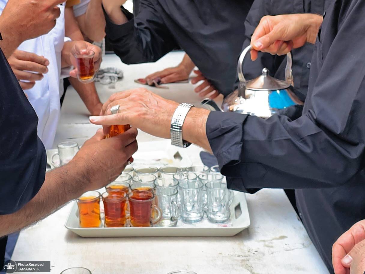 حضور لاریجانی در مسیر اربعین 2 (1)