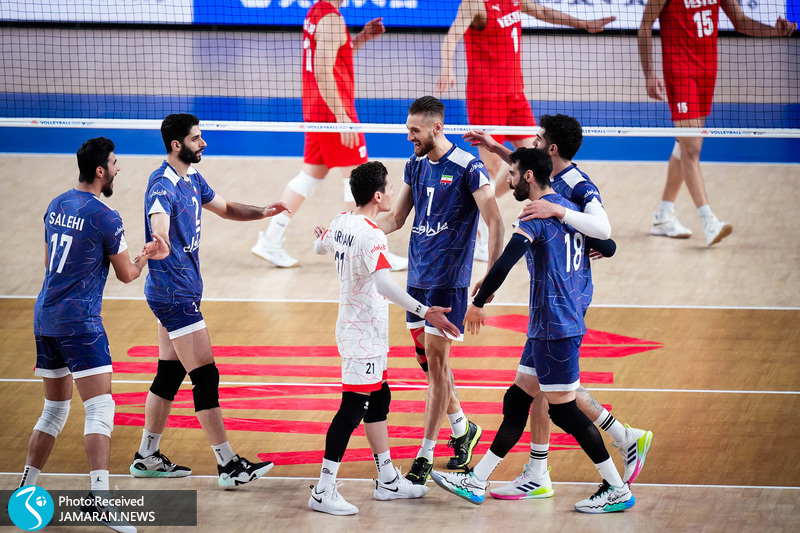 لیگ ملت های والیبال 2024 تیم ملی والیبال ایران ترکیه