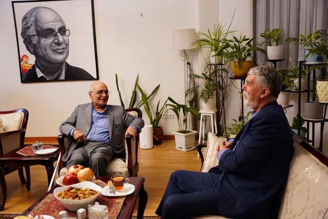 دیدار صالحی وزیر فرهنگ با هوشنگ مرادی کرمانی (6)