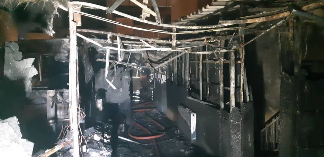 آتش سوزی خوابگاه زنان در تهران (2)