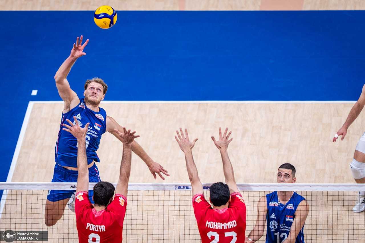 والیبال قهرمانی جهان 2025 تیم ملی والیبال ایران صربستان