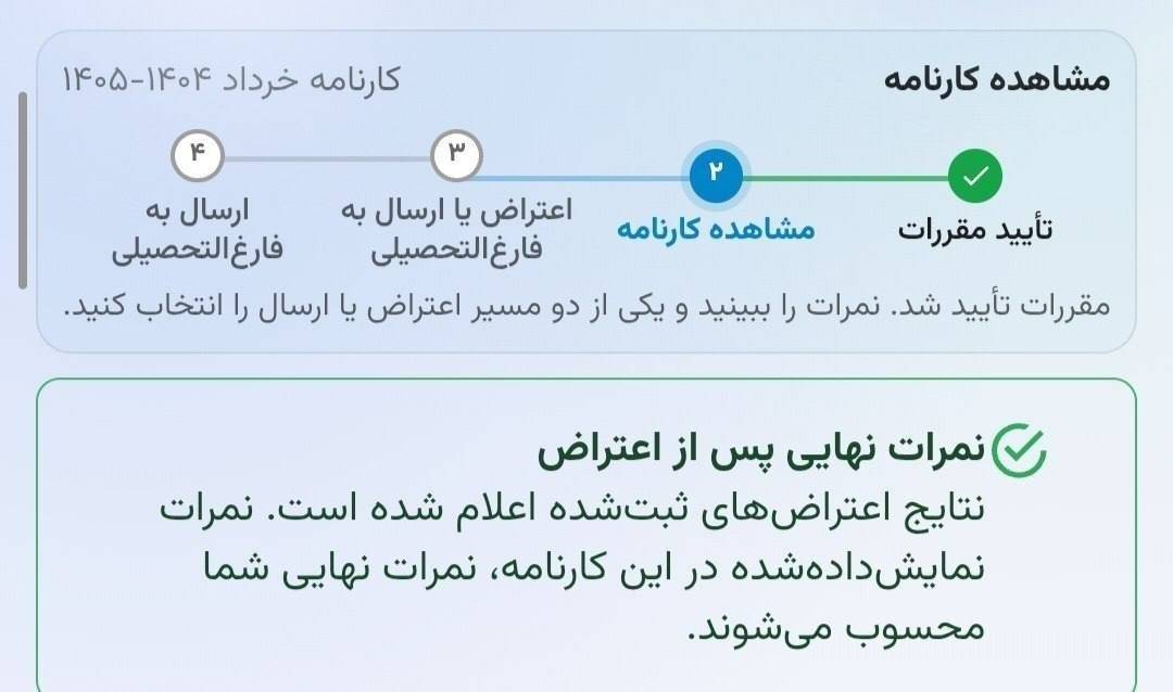 کارنامه