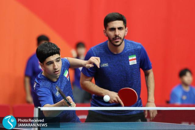 تنیس روی میز بازی های آسیایی 2026 بنیامین فرجی آرین غفاری