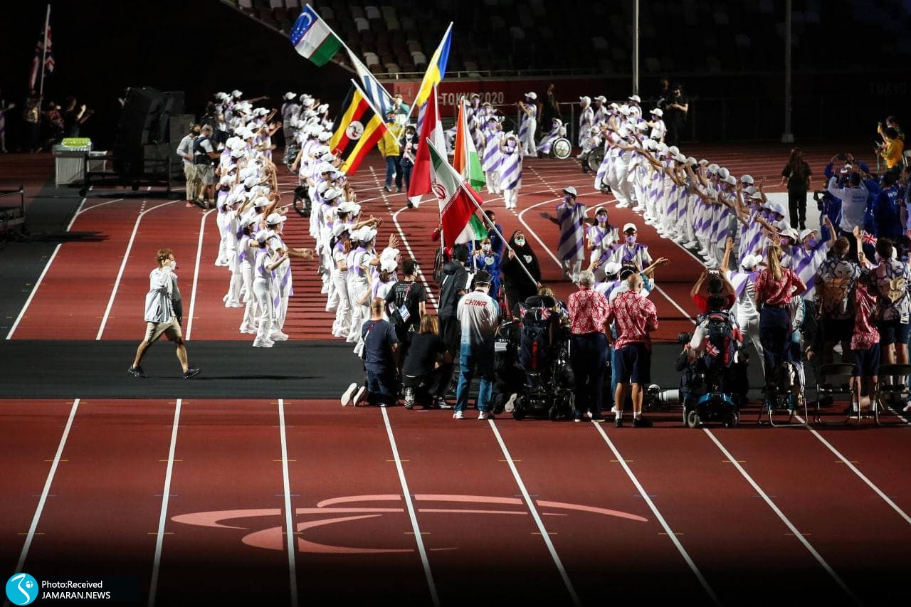 مراسم اختتامیه پارالمپیک - ساره جوانمردی