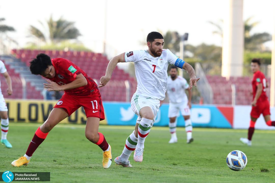 تیم ملی فوتبال ایران - ایران و هنگ کنگ علیرضا جهانبخش