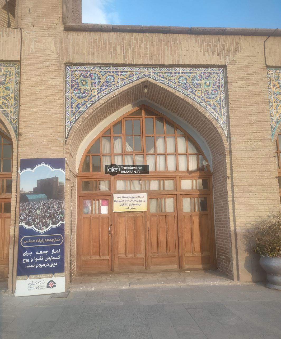 شبستانی که به گفته فعالان میراث فرهنگی قرار بود روی دیوار آن، ورودی تازه ایجاد شود.