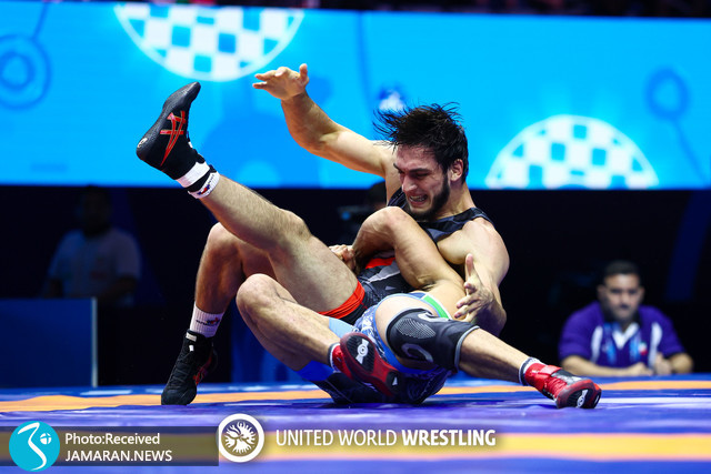 کشتی آزاد قهرمانی جهان 2025 کامران قاسمپور ابراگیم کادیف