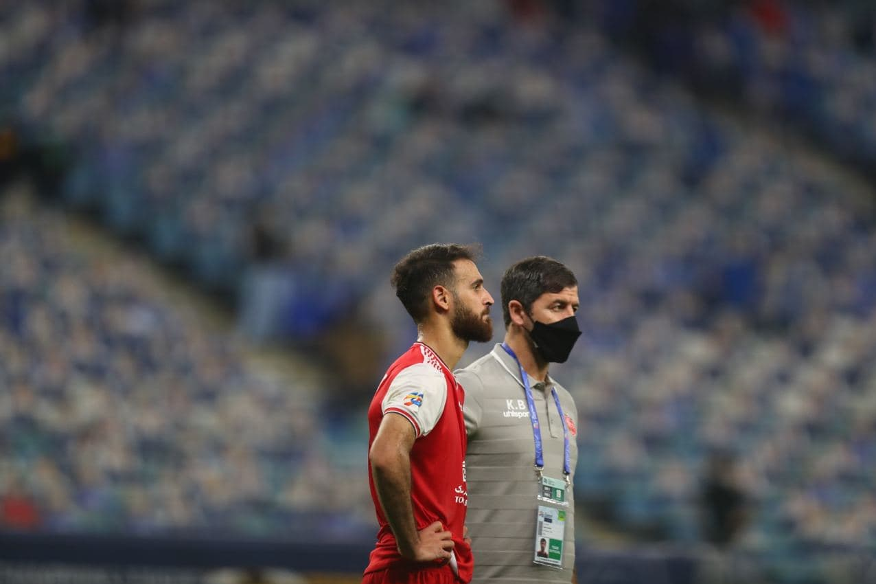 چهر های معموم پرسپولیسی ها بعد از نایب قهرمانی در آسیا